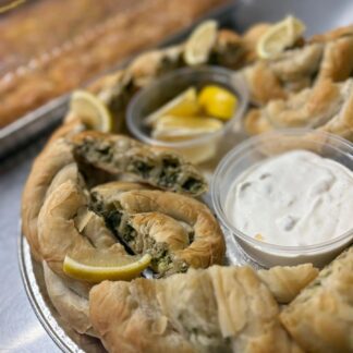 Spanakopita & Cheese Swirls Platter