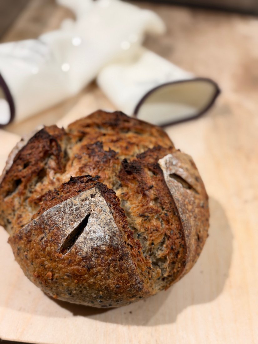 sourdough whole loaf multigrain